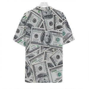 US Dollar Pattern Print Hawaiian Shirt