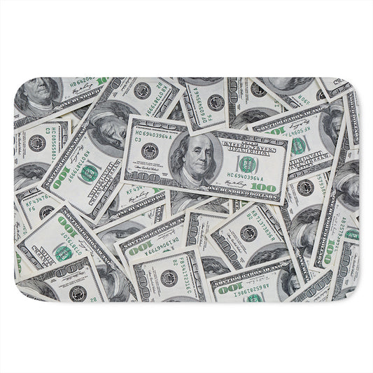 US Dollar Pattern Print Indoor Door Mat