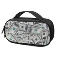 US Dollar Pattern Print Portable Cooler Travel Case