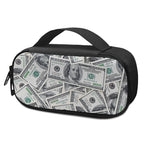US Dollar Pattern Print Insulin Cooler Travel Case