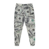 US Dollar Pattern Print Jogger Pants