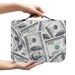 US Dollar Pattern Print Leather Bible Cover