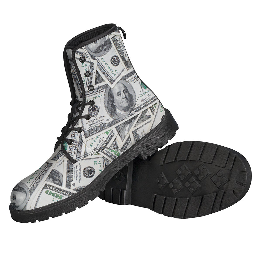 US Dollar Pattern Print Backpack