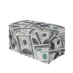 US Dollar Pattern Print Leather Tissue Box Cover
