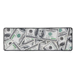US Dollar Pattern Print Long Kitchen Mat