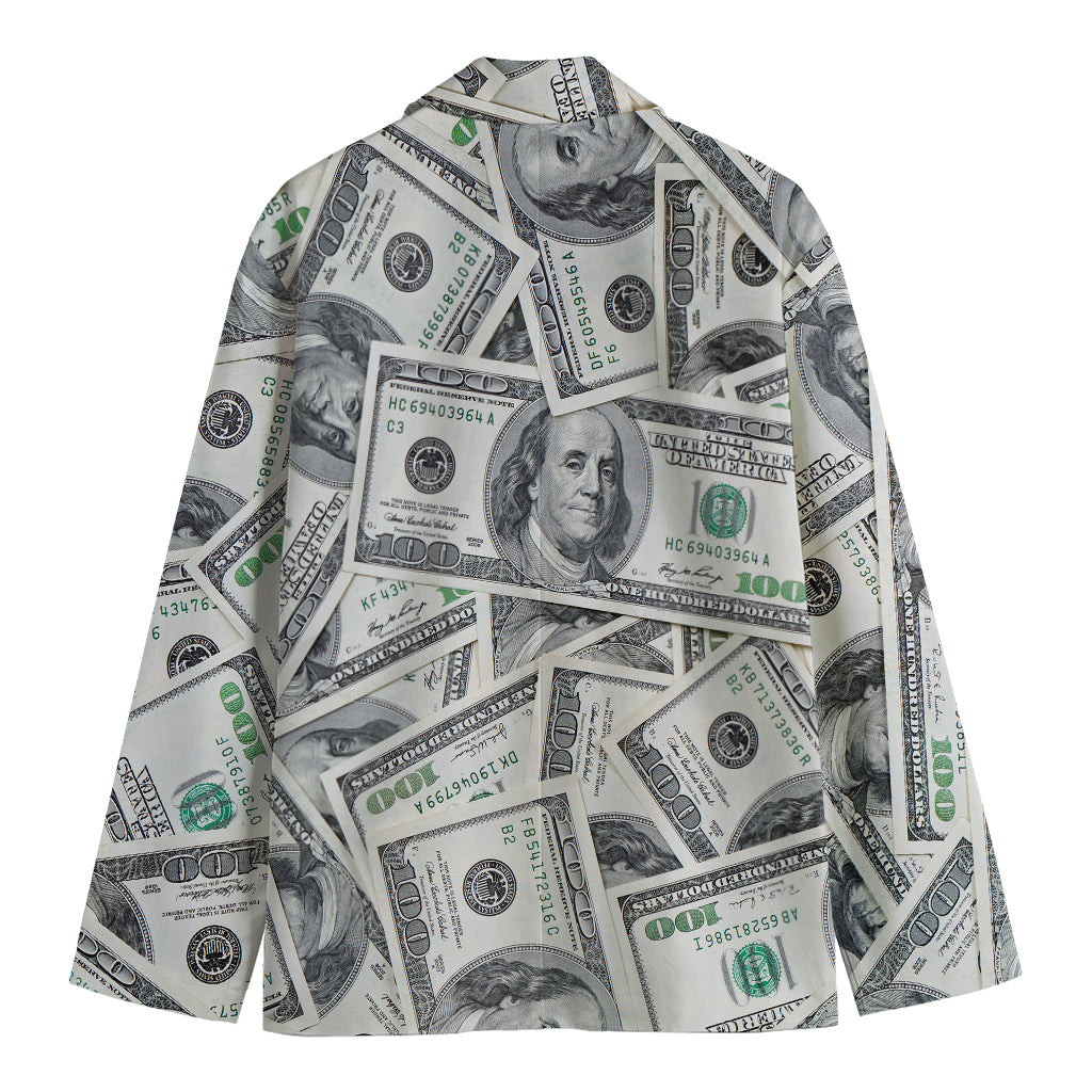 US Dollar Pattern Print Men's Blazer