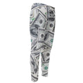 US Dollar Pattern Print Men's Compression Pants