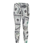 US Dollar Pattern Print Men's leggings