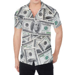 US Dollar Pattern Print Men's Shirt