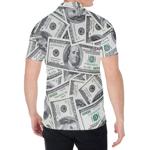 US Dollar Pattern Print Men's Shirt