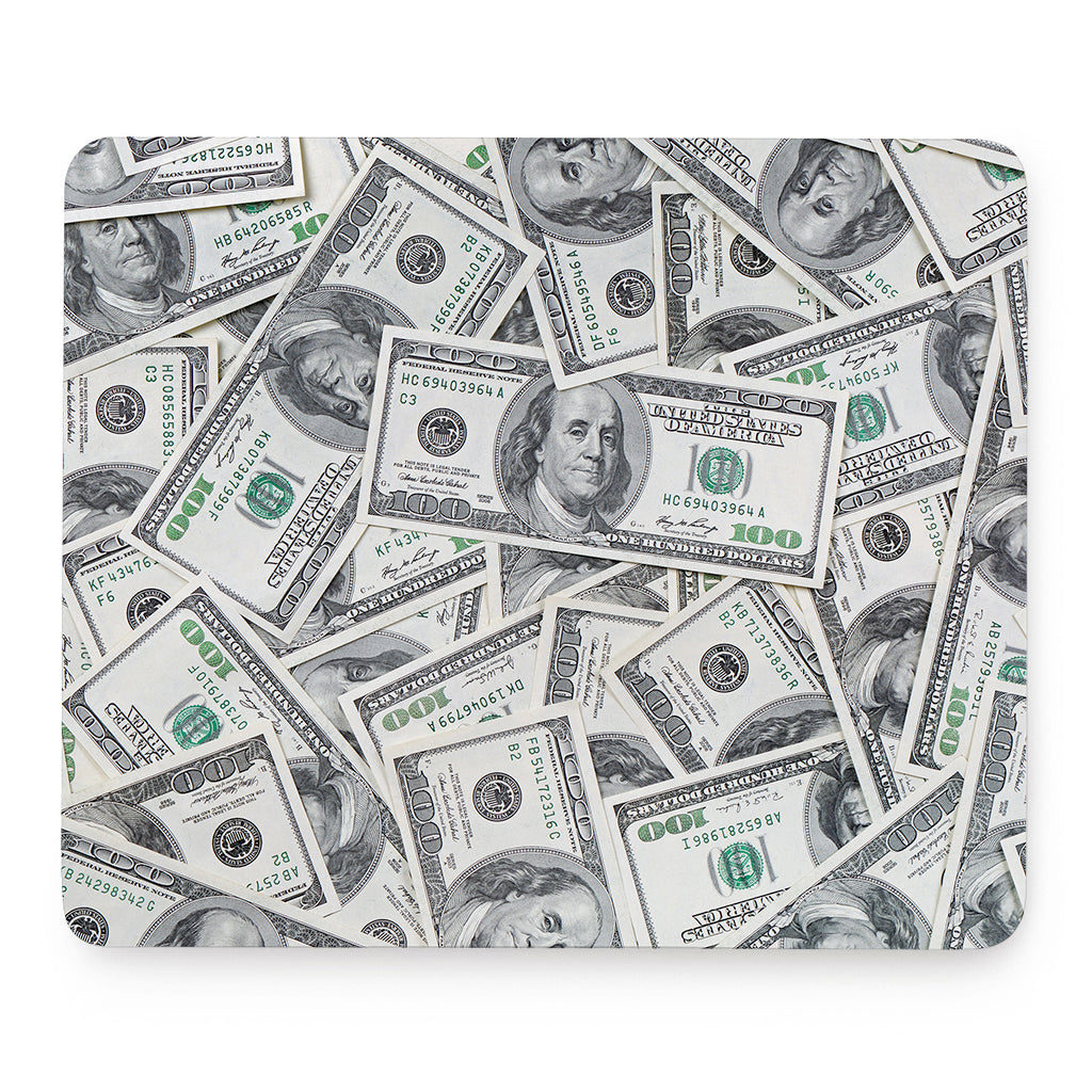 US Dollar Pattern Print Mouse Pad