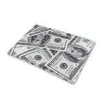 US Dollar Pattern Print Pet Cooling Mat Cover