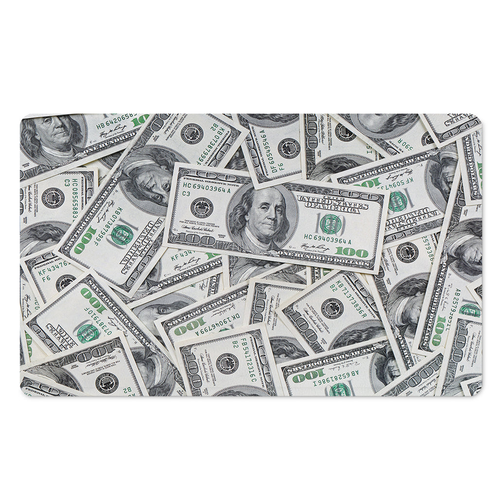 US Dollar Pattern Print Polyester Doormat