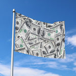 US Dollar Pattern Print Polyester Flag