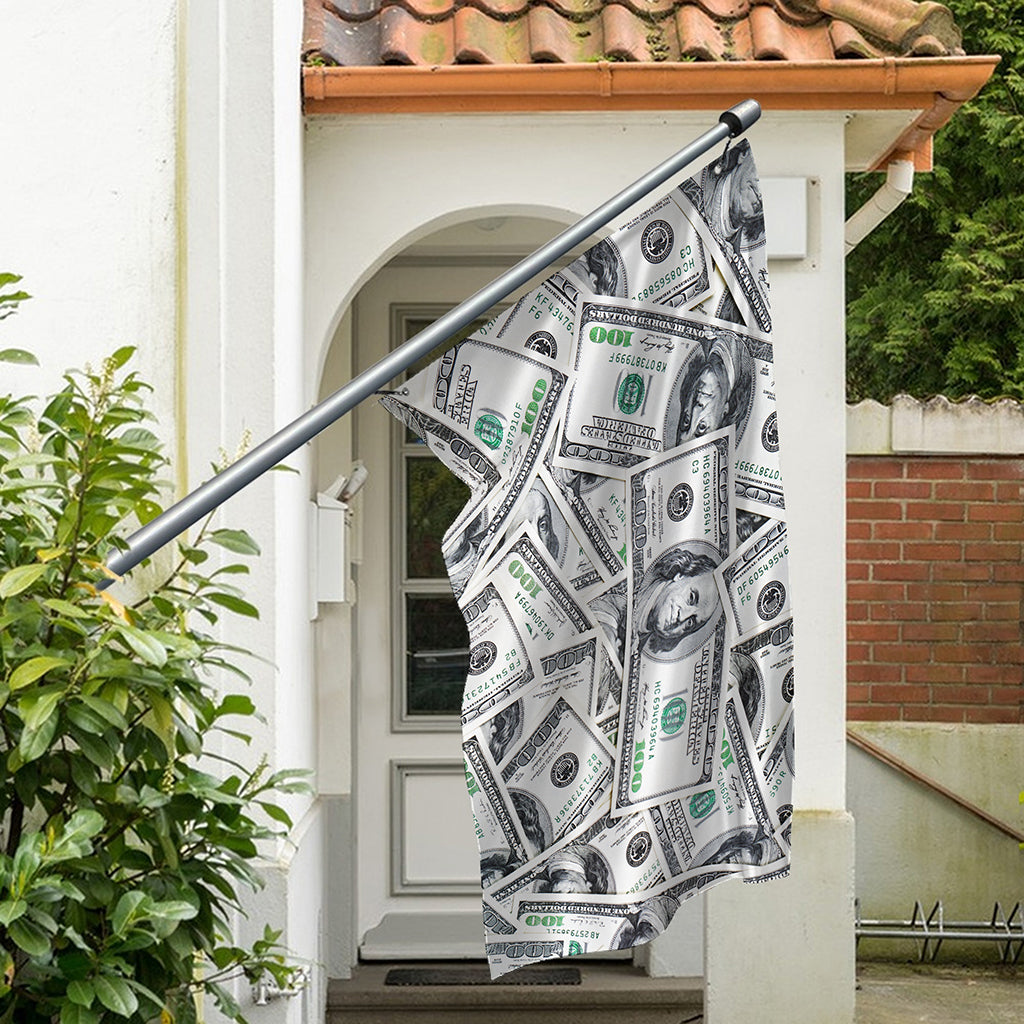 US Dollar Pattern Print Polyester Flag