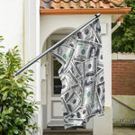 US Dollar Pattern Print Polyester Flag