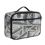 US Dollar Pattern Print Portable Lunch Bag