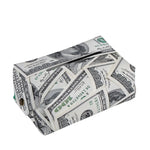 US Dollar Pattern Print Rectangle Tissue Box Cover