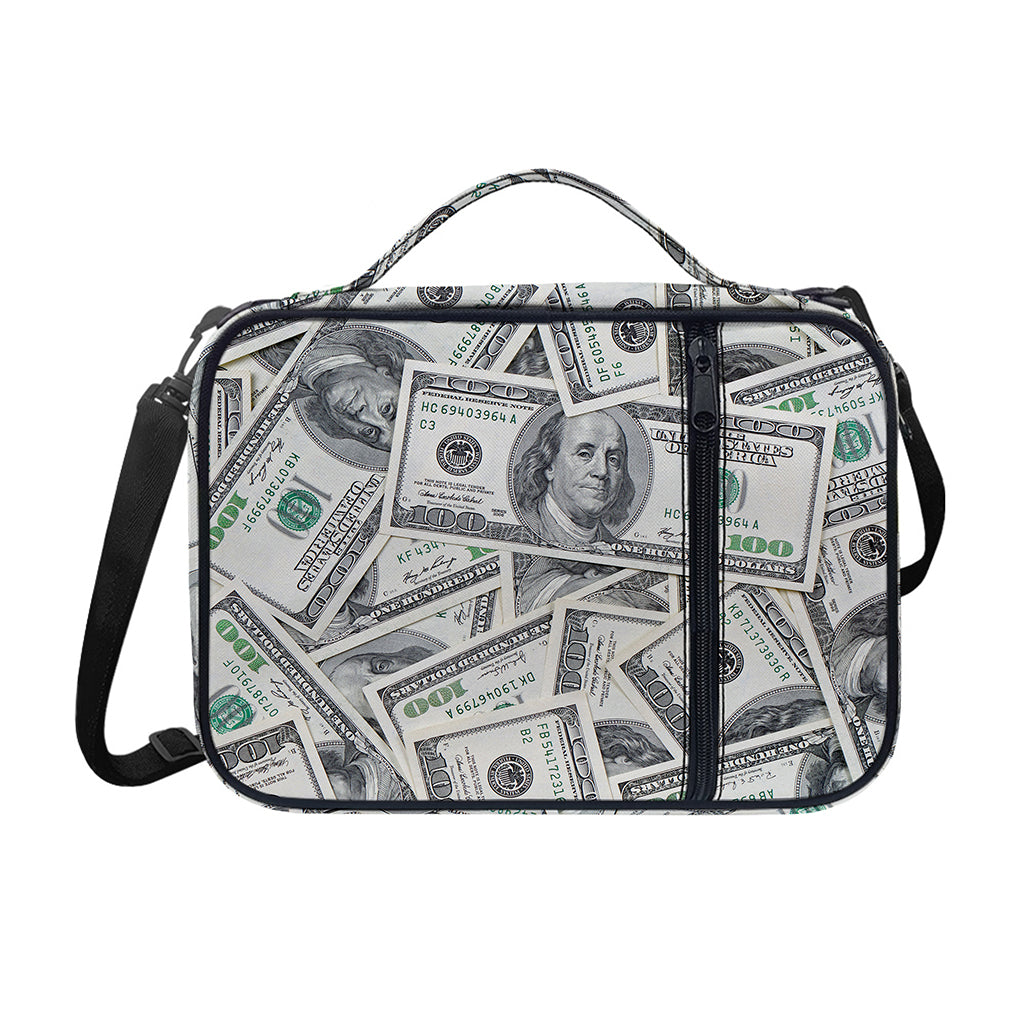 US Dollar Pattern Print Shoulder Strap Bible Bag