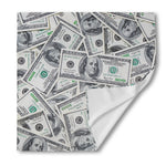 US Dollar Pattern Print Silk Bandana