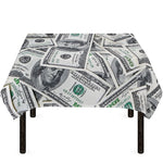 US Dollar Pattern Print Tablecloth