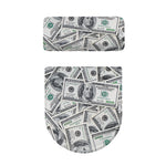 US Dollar Pattern Print Toilet Lid And Tank Cover Set