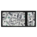US Dollar Pattern Print Trifold Wallet