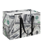 US Dollar Pattern Print Utility Tote Bag