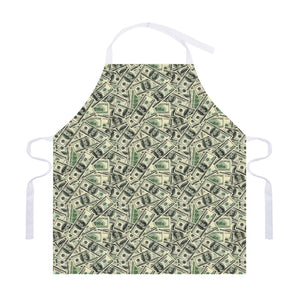 US Dollar Print Adjustable Apron