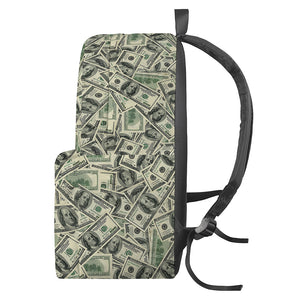 US Dollar Print Backpack