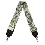 US Dollar Print Bag Strap
