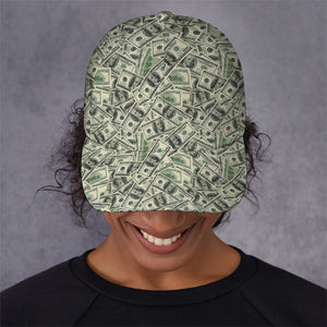 US Dollar Print Baseball Cap