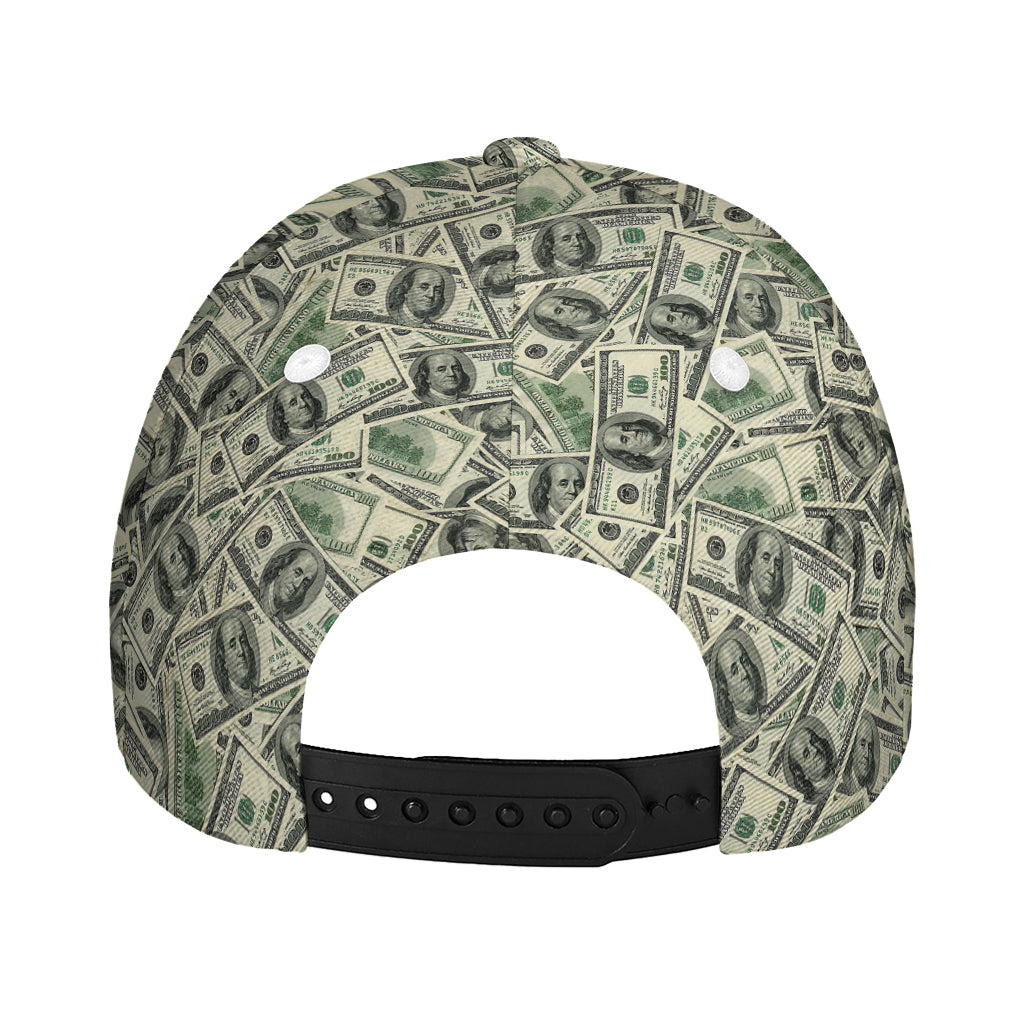 US Dollar Print Baseball Cap