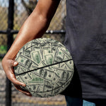 US Dollar Print Basketball