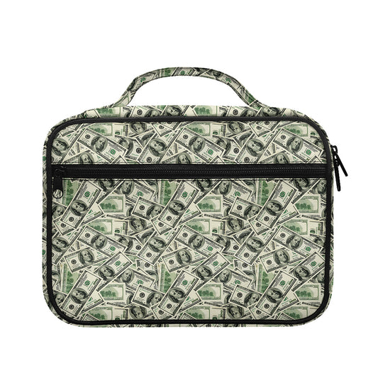 US Dollar Print Briefcase Bible Bag