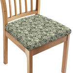 US Dollar Print Chair Cushion Cover