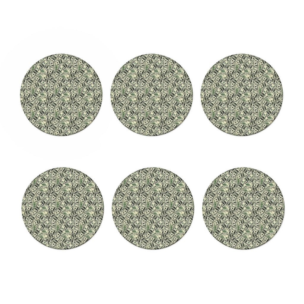 US Dollar Print Coaster Set