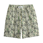 US Dollar Print Cotton Shorts