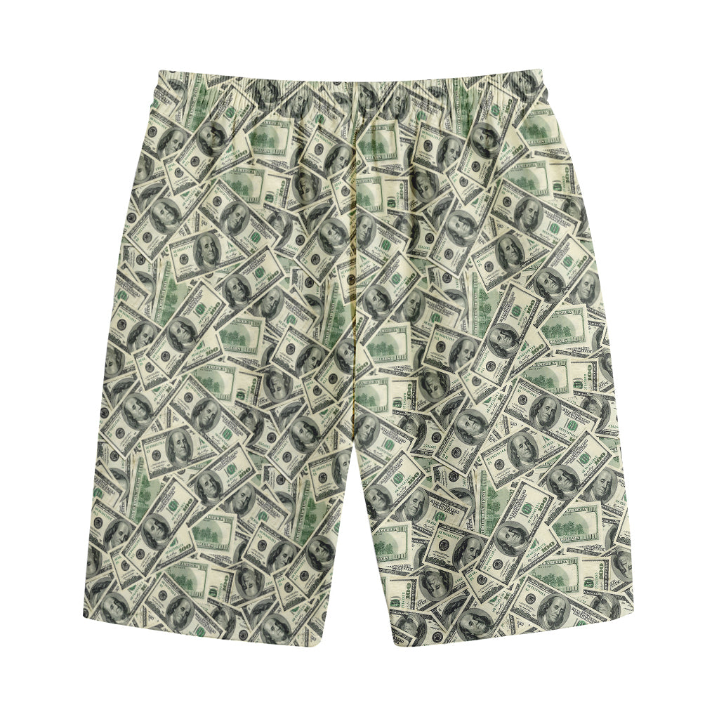 US Dollar Print Cotton Shorts