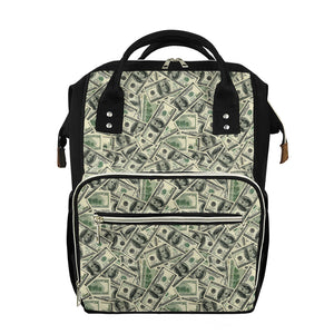 US Dollar Print Diaper Bag