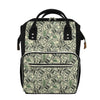 US Dollar Print Diaper Bag