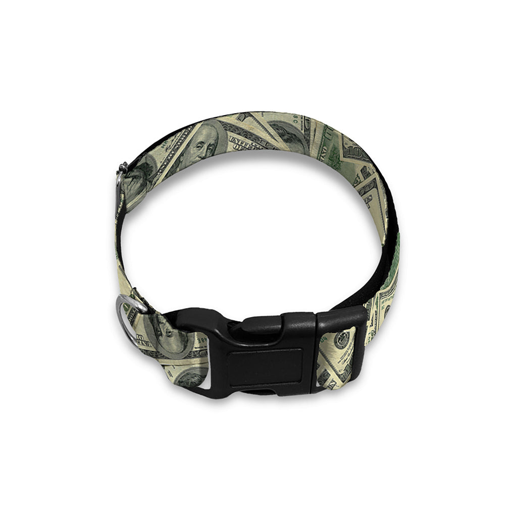 US Dollar Print Dog Collar