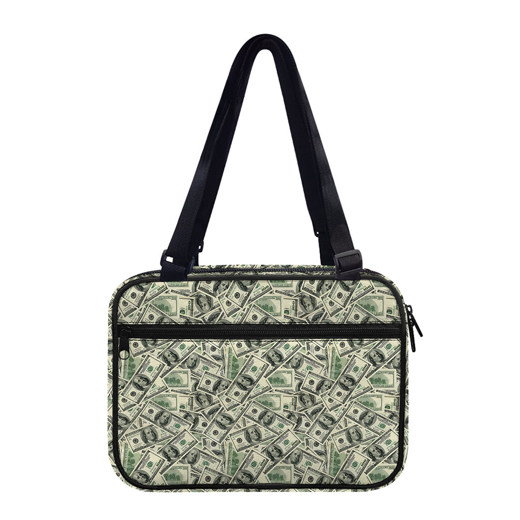 US Dollar Print Double Strap Bible Bag