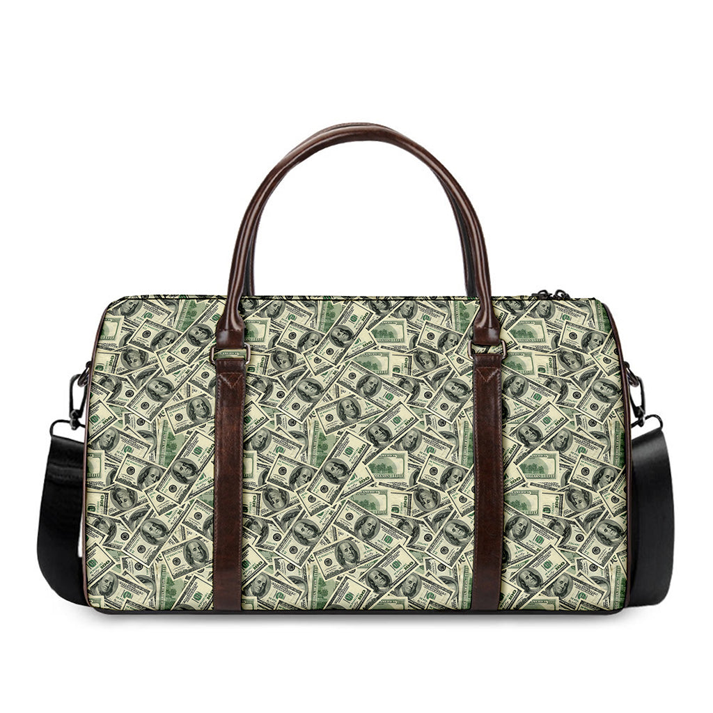 US Dollar Print Duffle Bag
