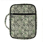 US Dollar Print Front Pocket Bible Bag