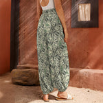 US Dollar Print Harem Pants