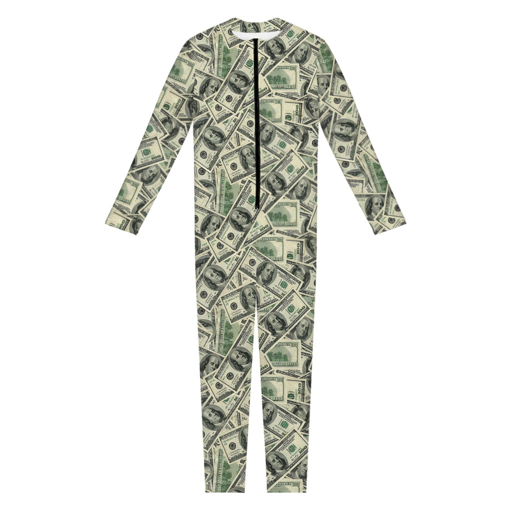 US Dollar Print Jumpsuit