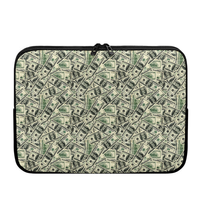 US Dollar Print Laptop Sleeve