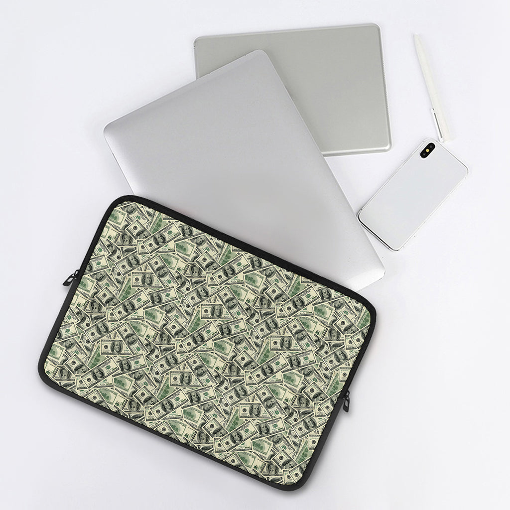 US Dollar Print Laptop Sleeve