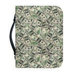US Dollar Print Leather Bible Cover